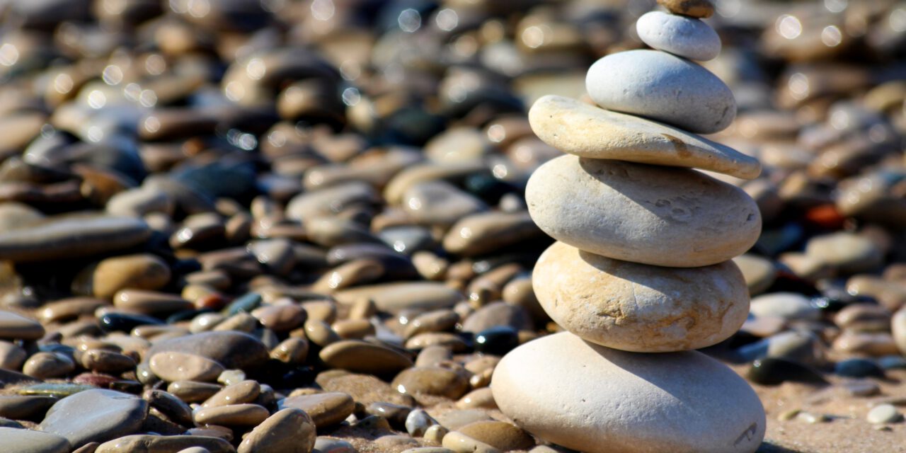 Cropped Stacked stones